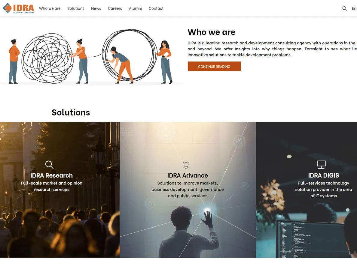 IDRA Company - project screenshot