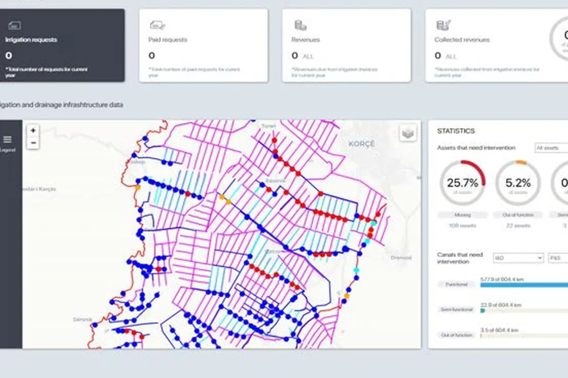 Mapping and Evaluating Irrigation and Drainage Infrastructure - project screenshot